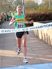 Danielle Hodgkinson (Wallsend Harriers) wins the Brampton to Carlisle 10 mile
